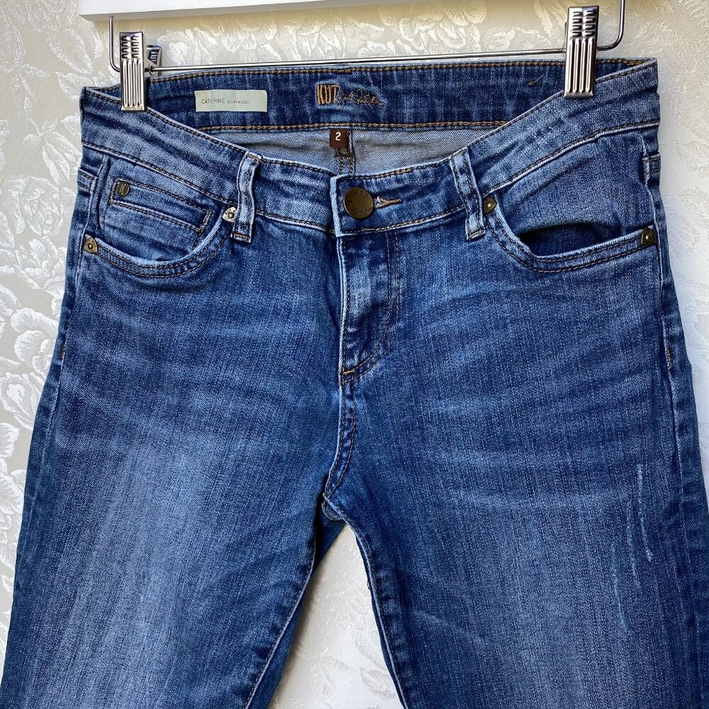 Kut From The Kloth Women’s Jeans Size 2 Medium Wash Catherine Boyfriend KP494MD6